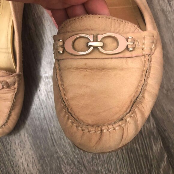 Coach Fortunata Buttery Leather Loafers Sz 8 - Picture 7 of 8
